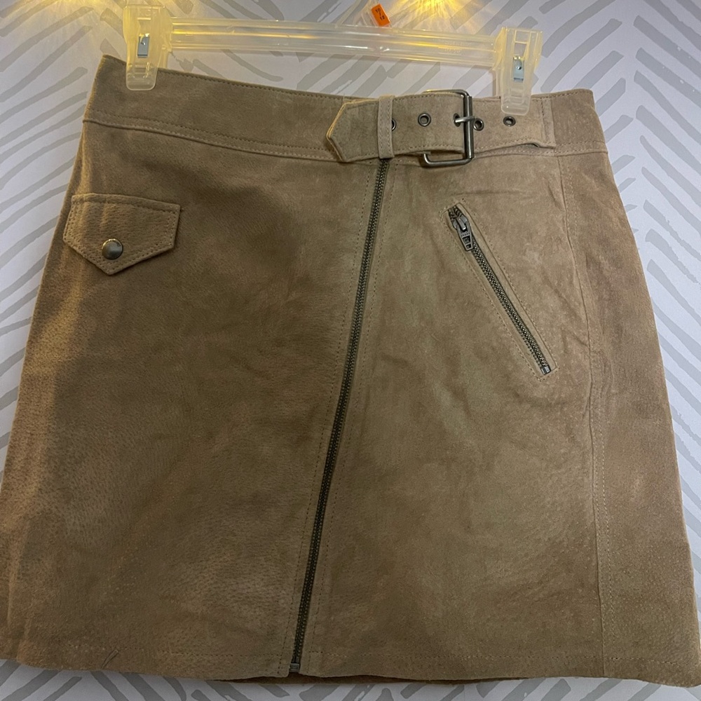 Blank NYC Leather Skirt